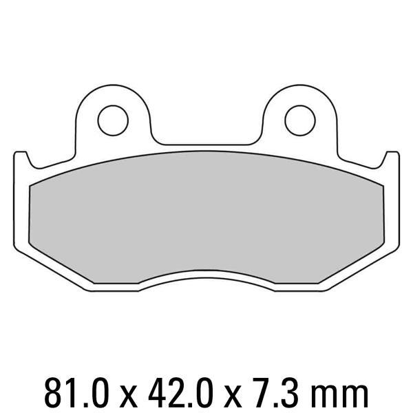 Ferodo Motorcycle Brake Disc Pad Set - FDB382P