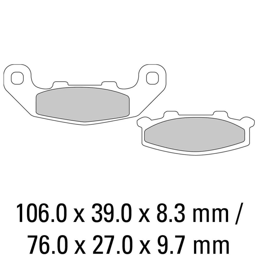 Ferodo Motorcycle Brake Disc Pad Set - FDB508P
