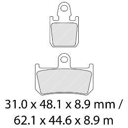 Ferodo Motorcycle Brake Disc Pad Set Platinum carbon Grip - FDB2217ST
