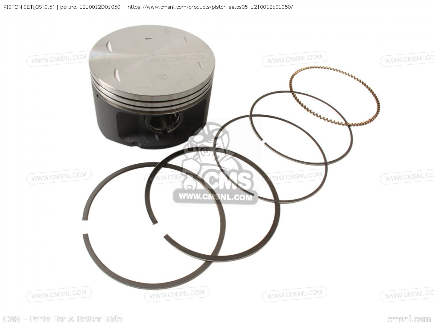 Suzuki Motorcycle Piston Only - Rings Nla