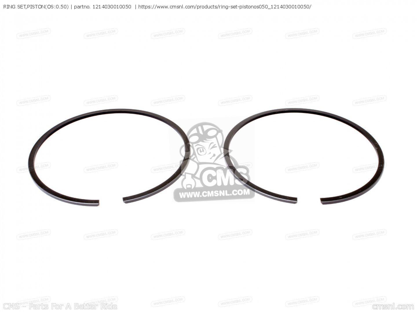 Suzuki Motorcycle Ring Set - Piston - Os:0.5