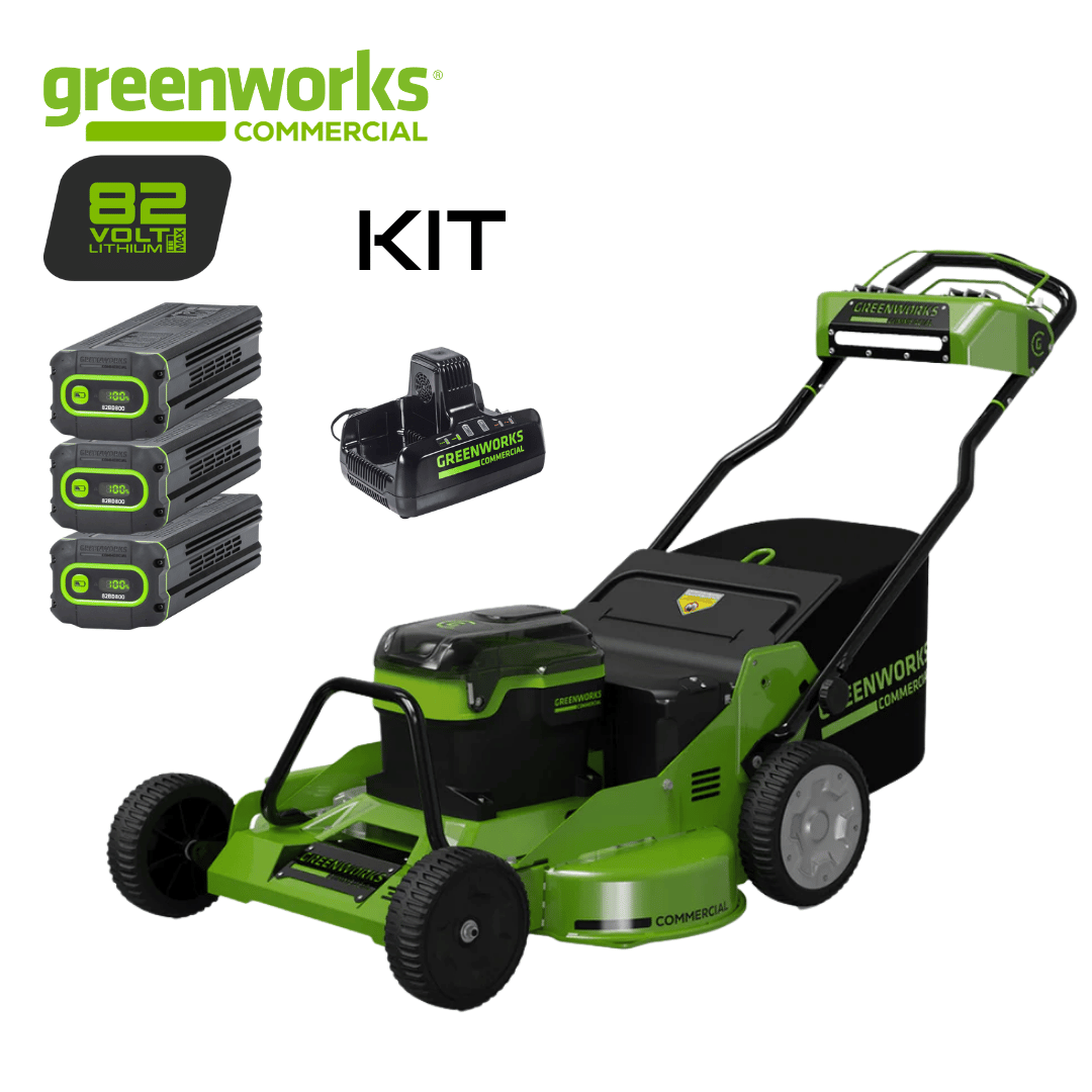 Greenworks 82V 30" Self-Propelled Lawn Mower - KIT
