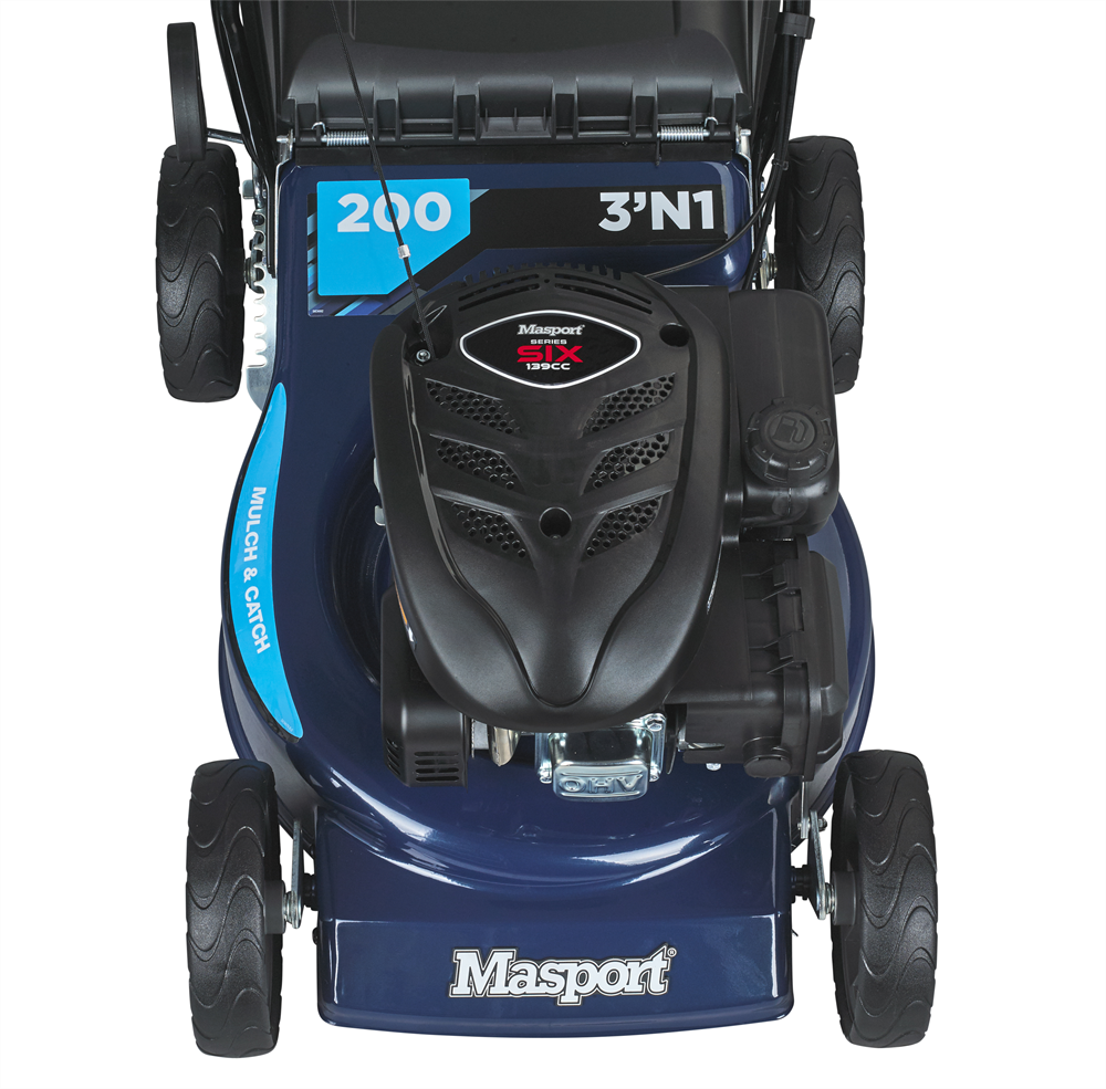 Masport S18 200 ST 3'n1 M&C Petrol Lawn Mower
