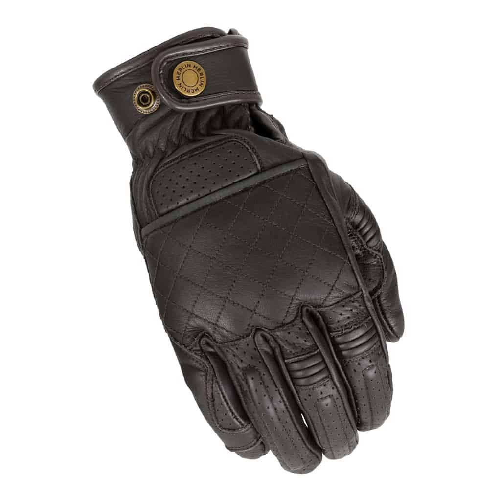 Merlin Stewart Motorcycle Gloves Brown - 2X-Large