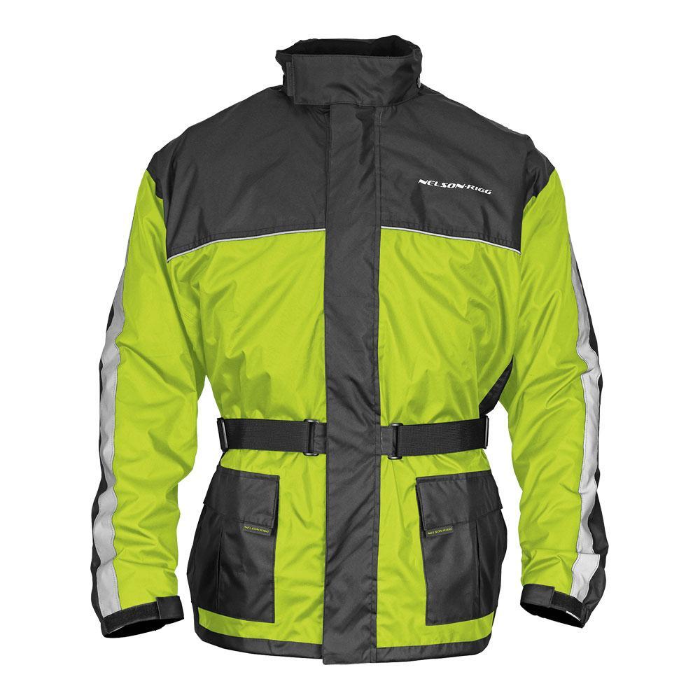 Nelson-Rigg Solo Hi-Viz Yellow / Black Rain Jacket