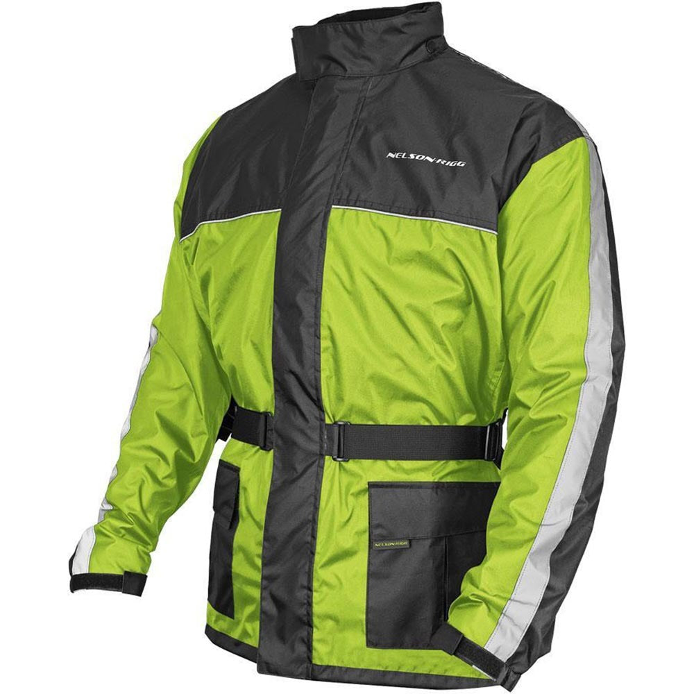 Nelson-Rigg Solo Hi-Viz Yellow / Black Rain Jacket