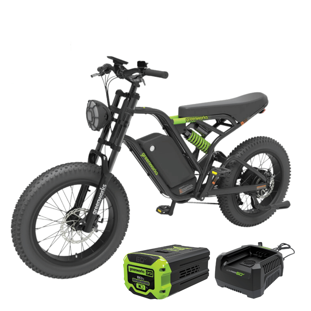 Greenworks 60V VENTURE Series 20” Fat Tyre Electric All Terrain Bike