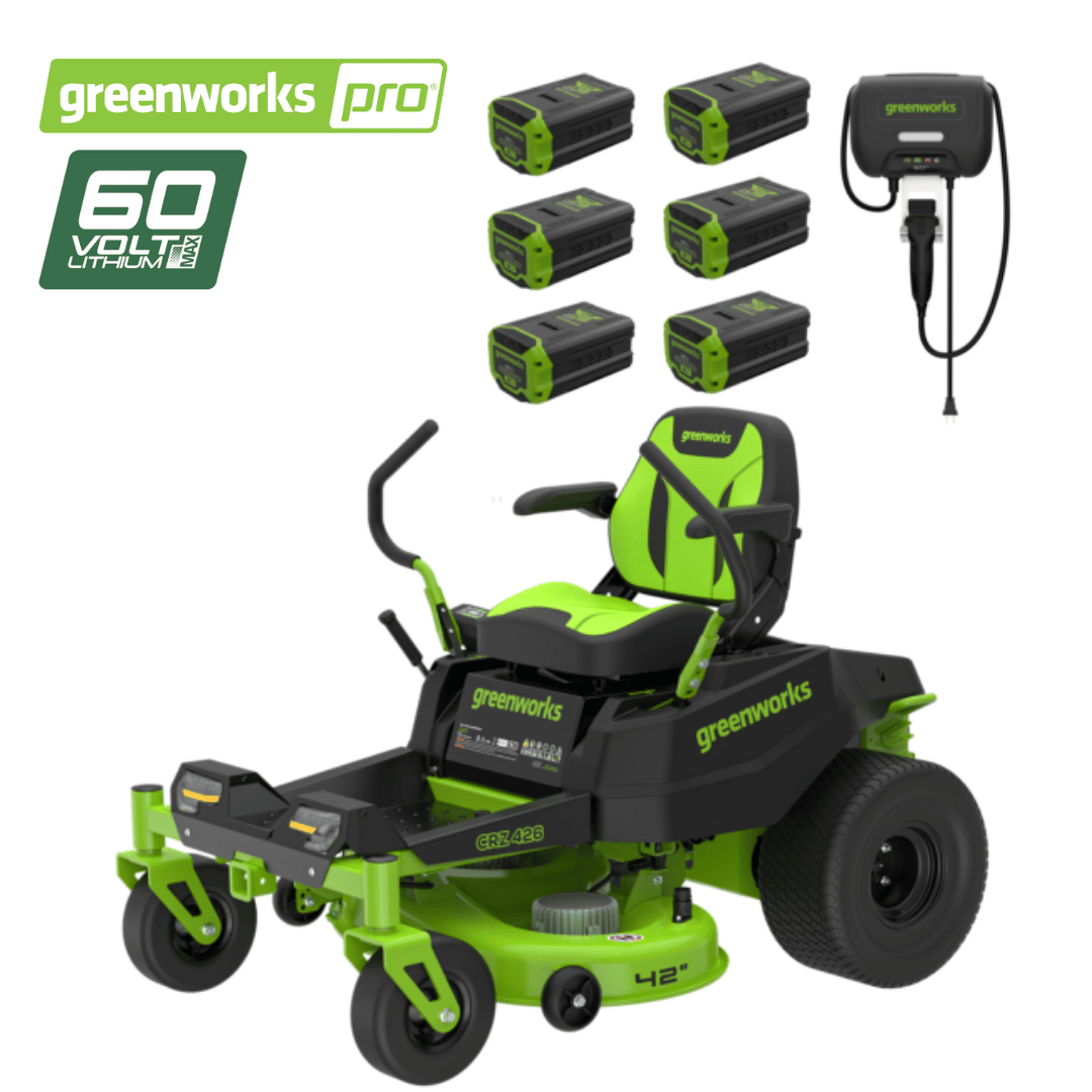 Greenworks 60V Pro 42" Zero Turn Lawn Mower Kit - CRZ426 Gen 1.5