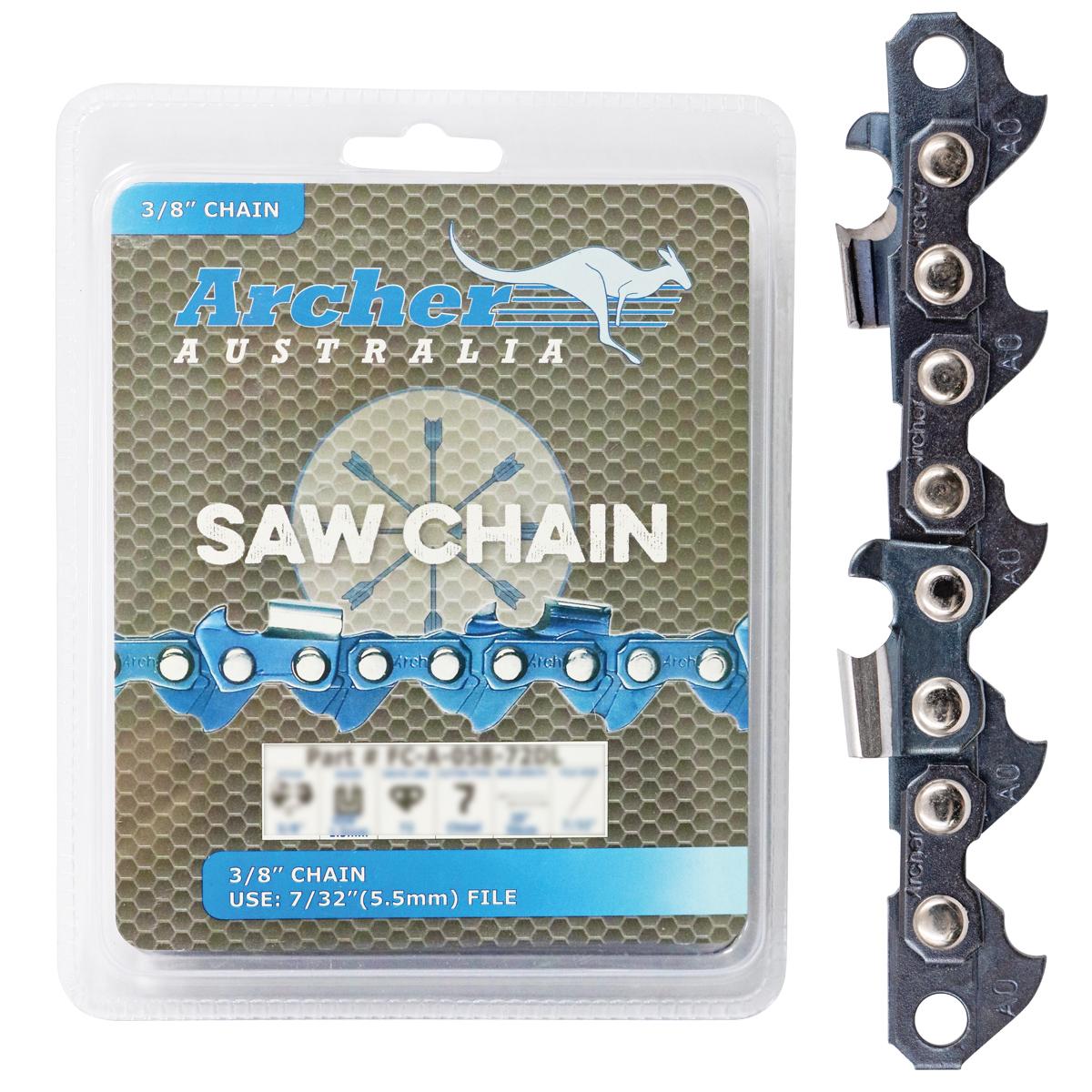 Archer Chain Loop - 3/8", .050", 60DL, Semi Chisel