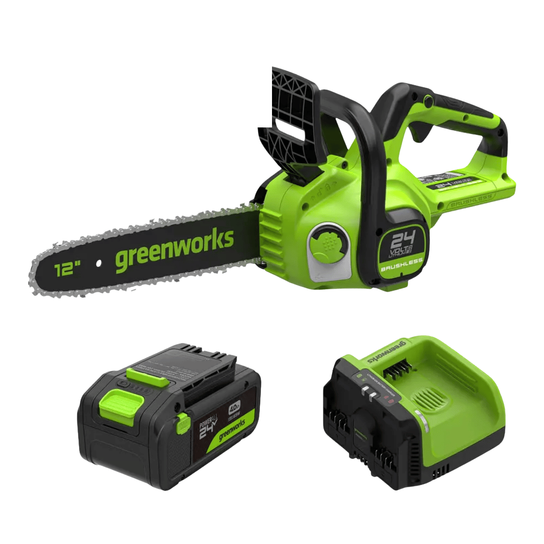 Greenworks 24V 12" Chainsaw Kit
