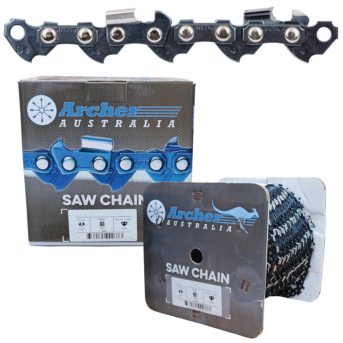 Archer Chain Reel - 3/8" LP, .043", 100ft, Semi Chisel