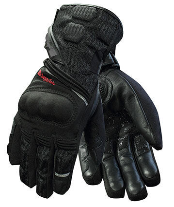 Rjays Booster Mens Motorcycle Road Gloves - Black 3X-Large