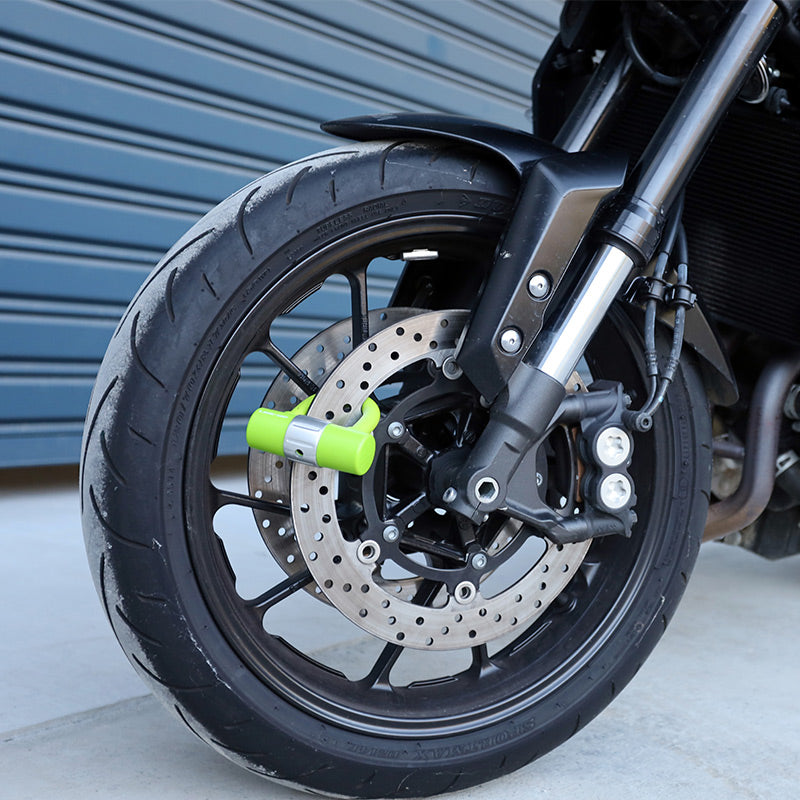 Lok-Up Heavy Duty U-Lock Fluro Green