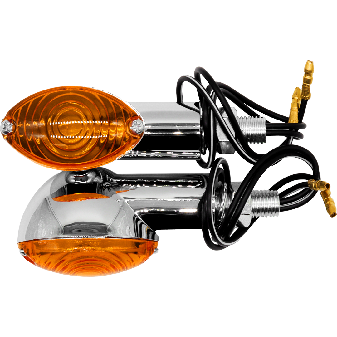 IU16C - MINI CAT EYE INDICATOR CHROME - Single Indicator