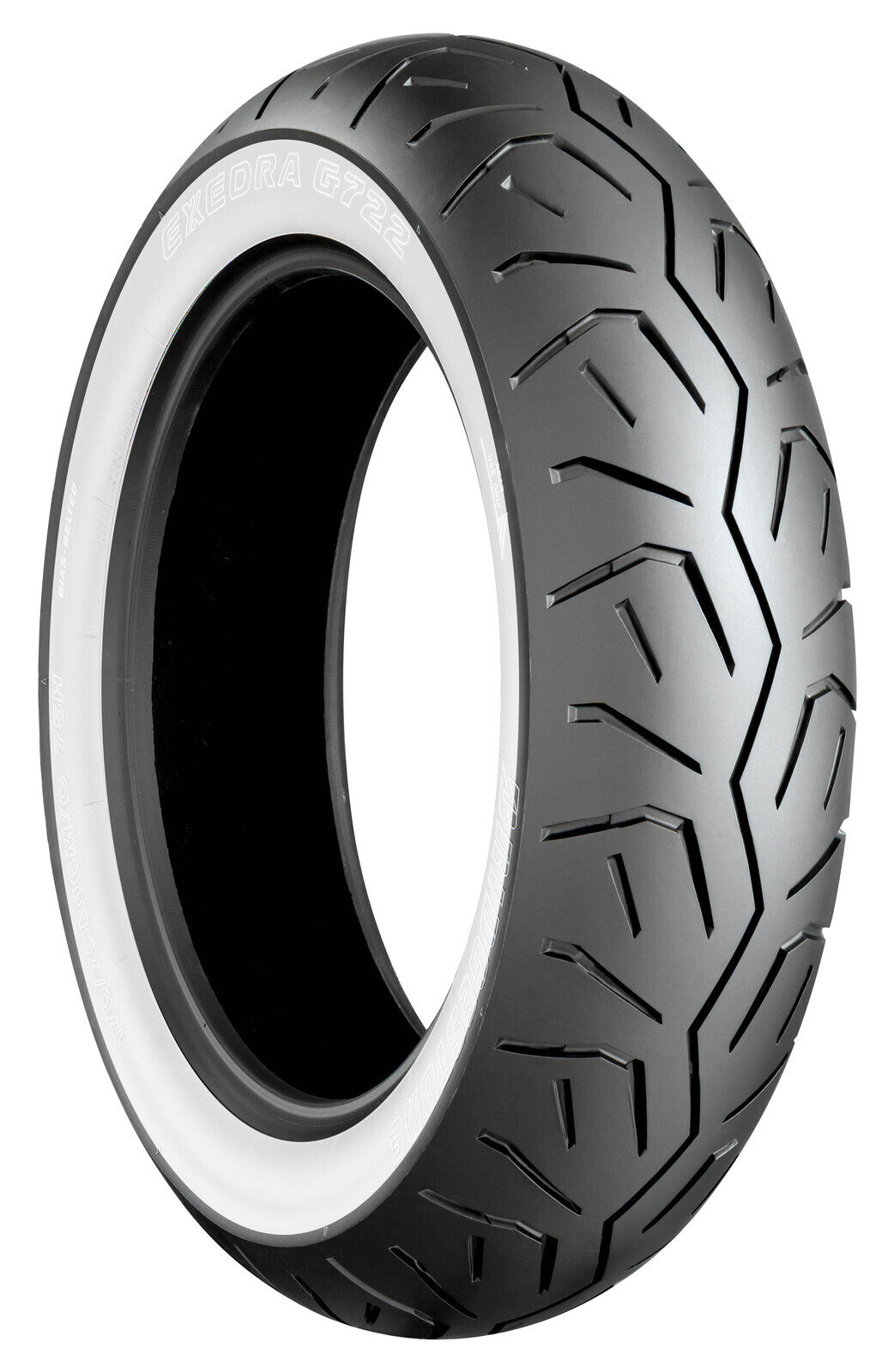 Bridgestone Exedra G722 White Wall Radial Rear Tyre 180/70-15 M/C 76H Tube Type (Kawasaki VN900B)