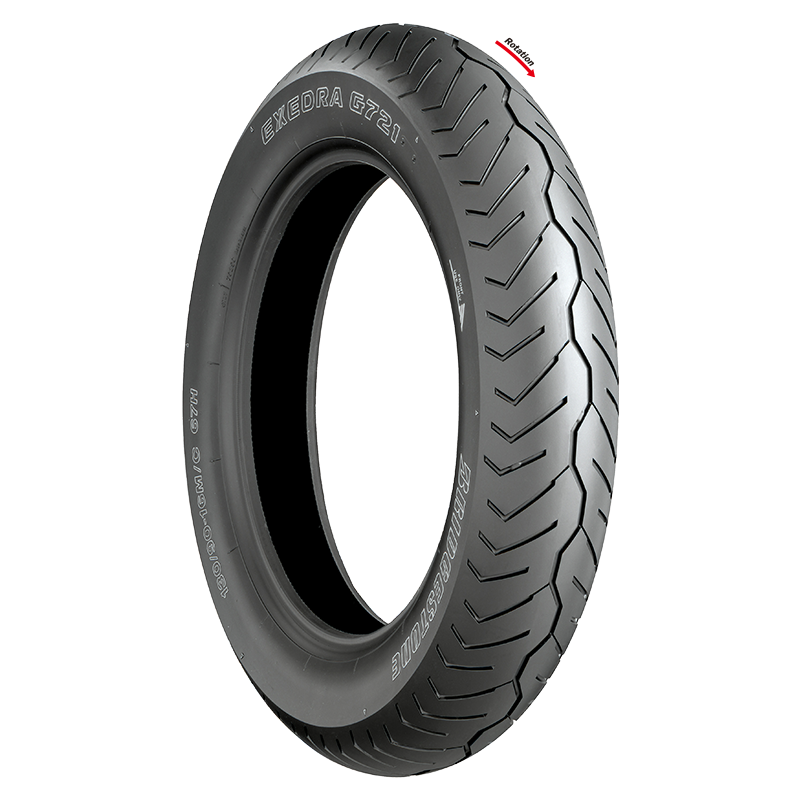 Bridgestone Exedra G721 Bias Front Tyre 120/70-21 M/C 62H Tubeless (Yamaha XVS1300CA Stryker)
