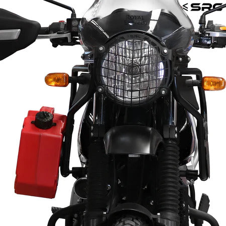 SRC Himalayan 3 Litre Fuel Tank + Mount Bracket - L/R Set Black Powder Coated Steel 2021 - 2023