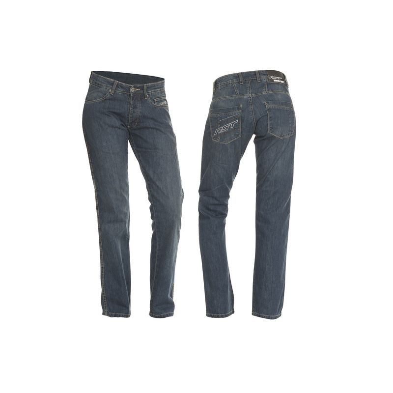RST Vintage Ladies Motorcycle Jeans - Blue - 08