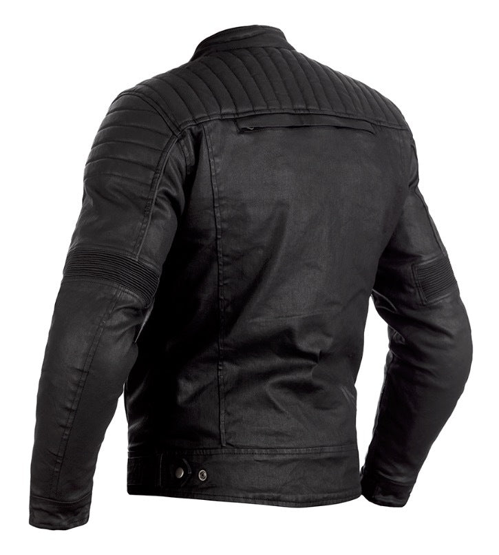 RST Brixton CE Waterproof Wax Jacket - Black - 2XL