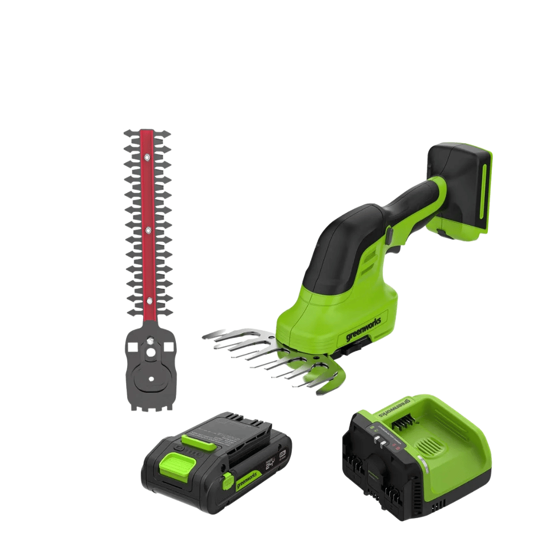 Greenworks 24V 2-in-1 Grass/Shrub Shears Kit