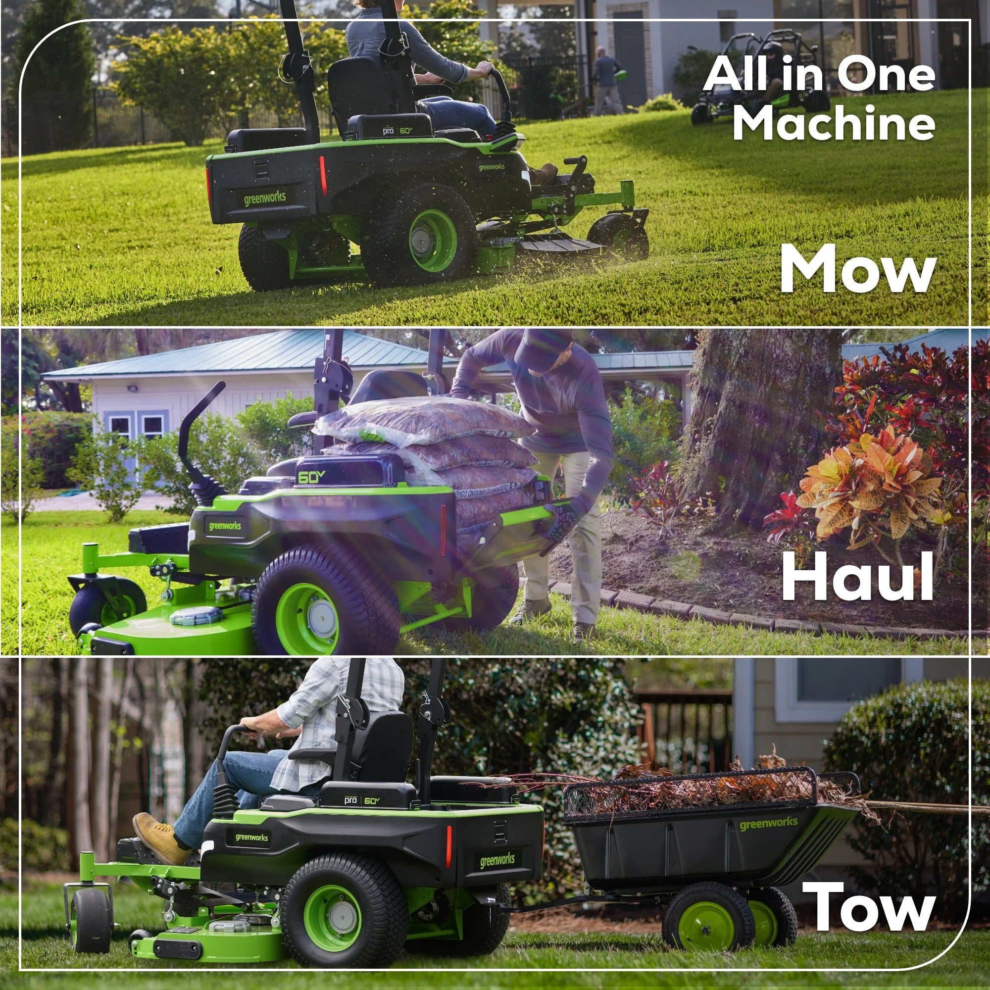 Greenworks 60V MaximusZ 54” Zero Turn Mower Kit