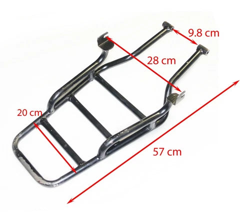 Royal Enfield Rear Carrier Matt Black