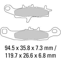 Ferodo Motorcycle  Brake Disc Pad Set Platinum carbon Grip - FDB2080SG