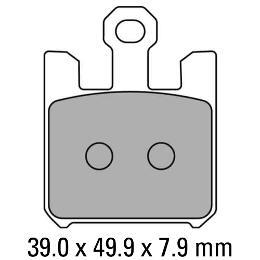 Ferodo Motorcycle   Brake Disc Pad Set Platinum carbon Grip - FDB2164ST