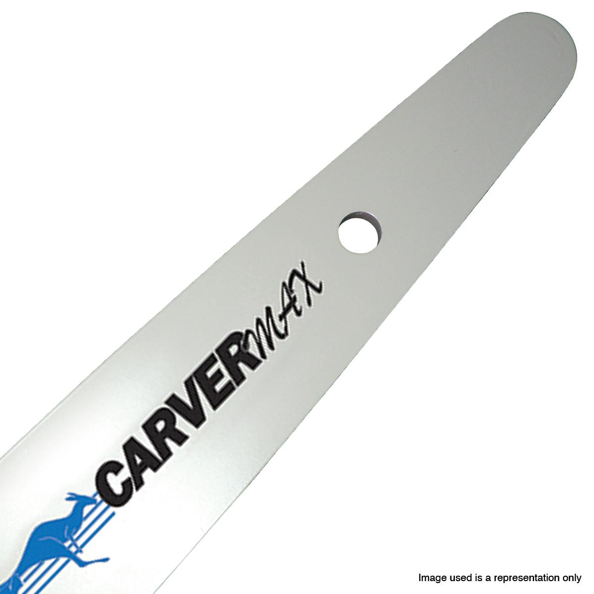 Archer Chainsaw Bar - 10", 1/4"-3/8"LP, .050", Carving, Open mount