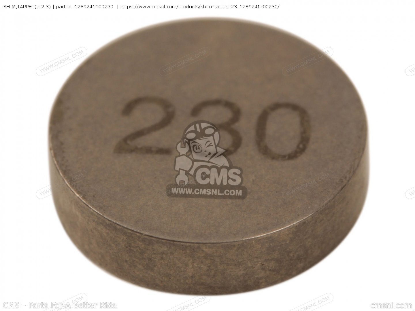 Suzuki Motorcycle Shim - Tappet (T:2.30)