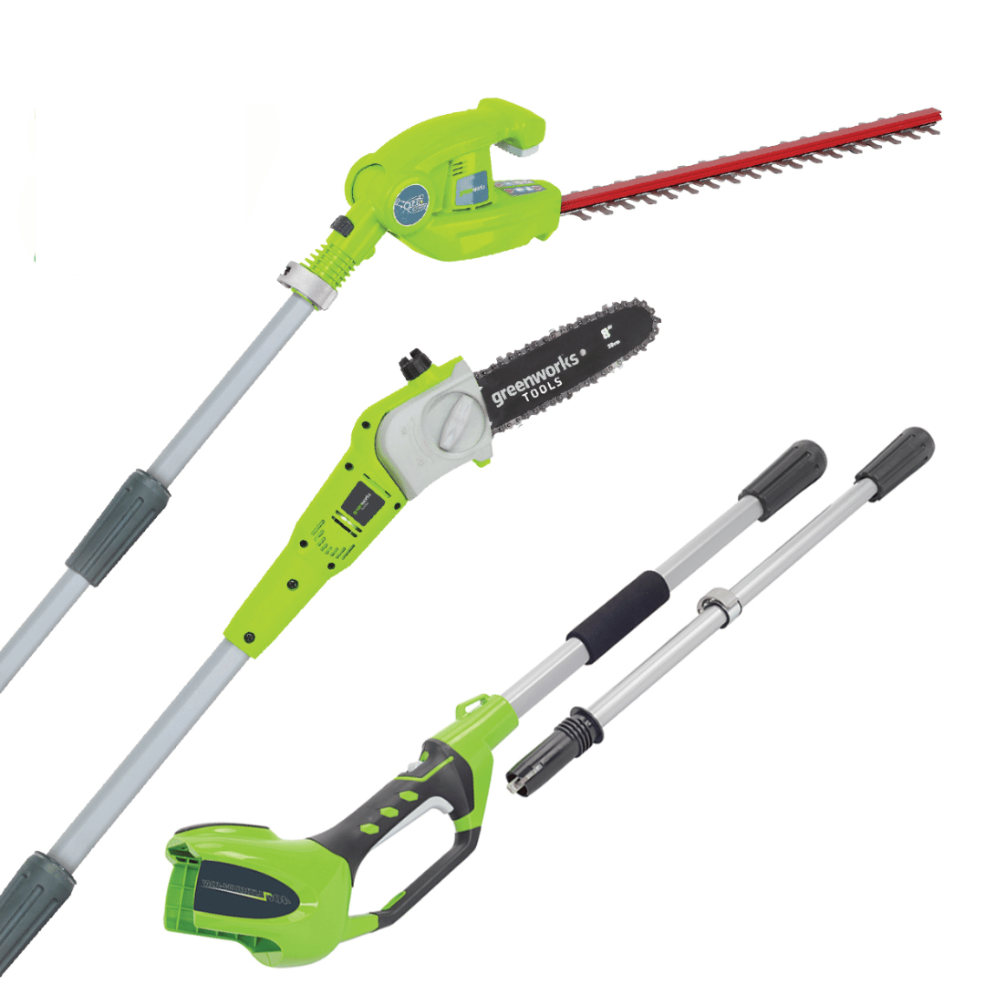 Greenworks 40V Pole Saw/Hedge Trimmer 2-in-1