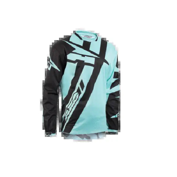 Axo Motion Motorcycle Jersy - Blue/Black- X-Large