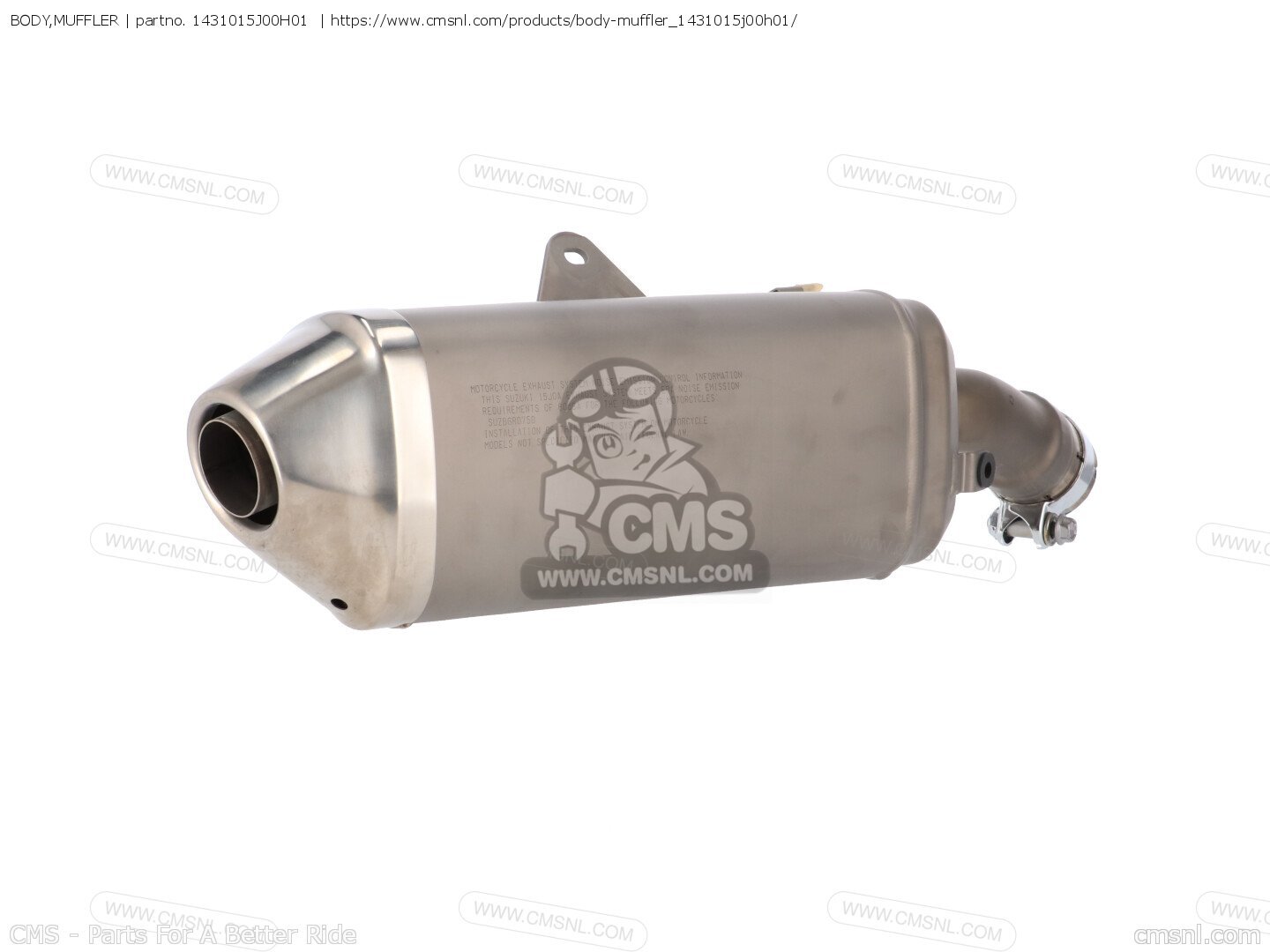 Suzuki Motorcycle  Exhaust Muffler