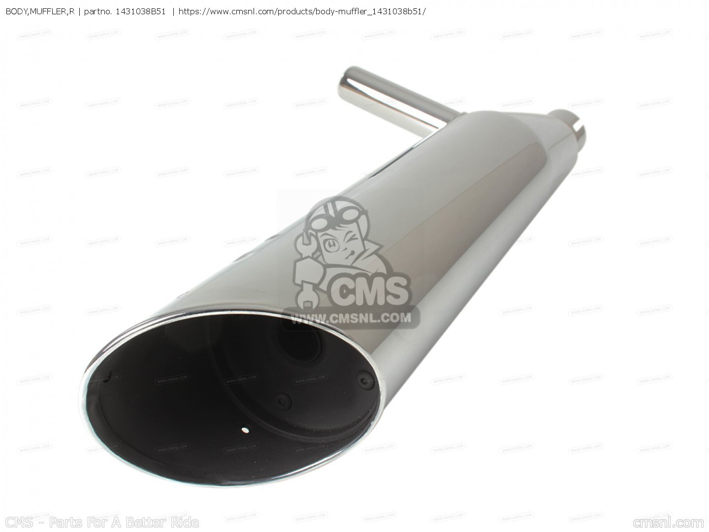 Suzuki Motorcycle Body Muffler Right