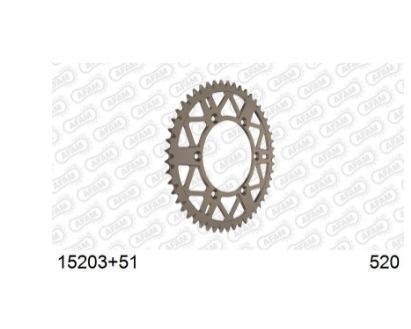 Afam A51 520 Rm125 '80>+250 '87>Sc Rear Sprocket