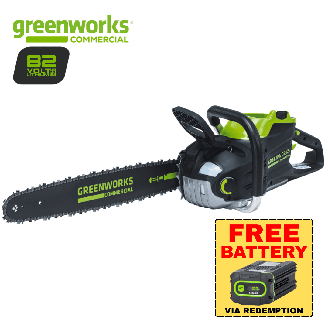 Greenworks 82V - 3.4kW Chainsaw 20" - Skin Only