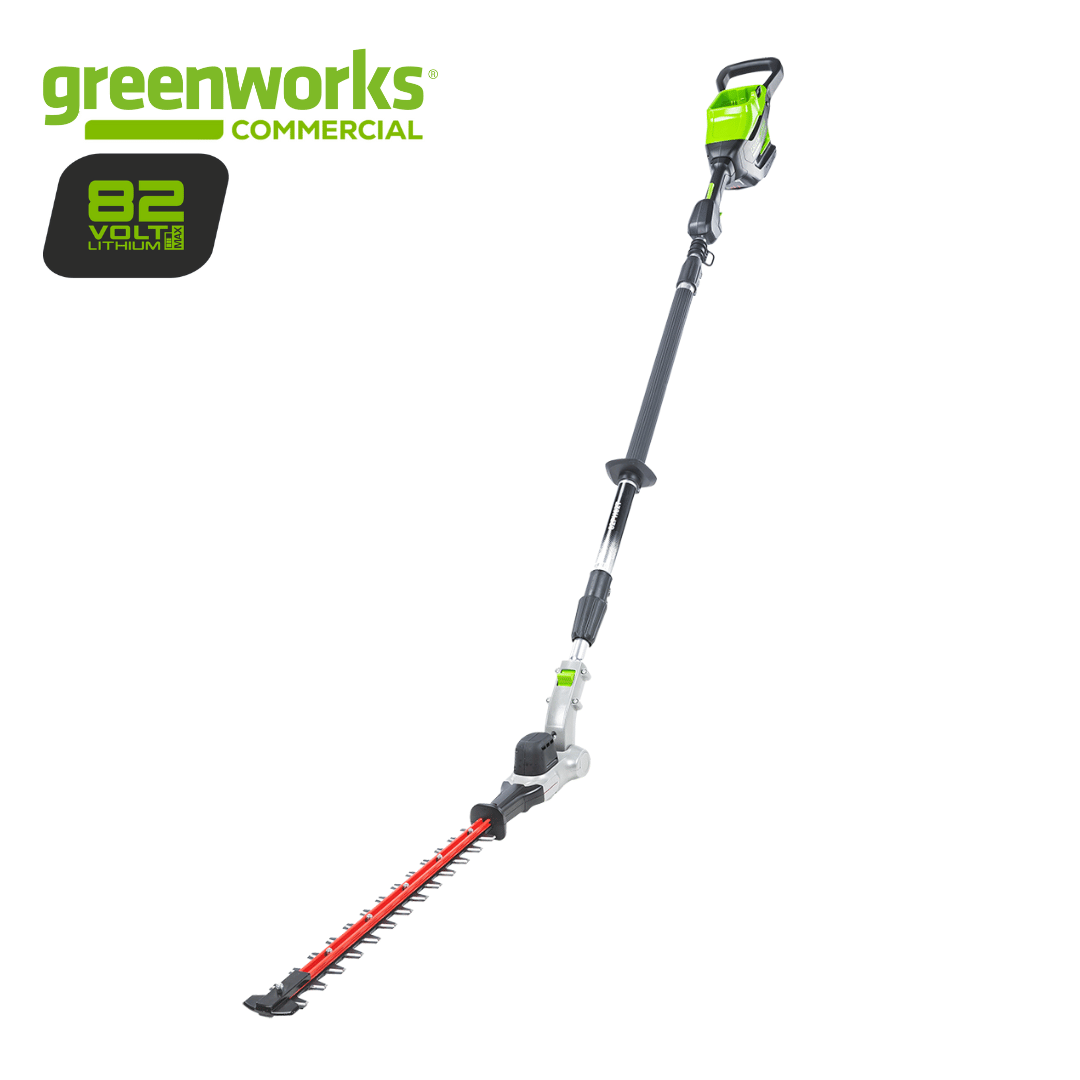 Greenworks 82V Gen II Telescopic Pole Hedge Trimmer - Skin Only