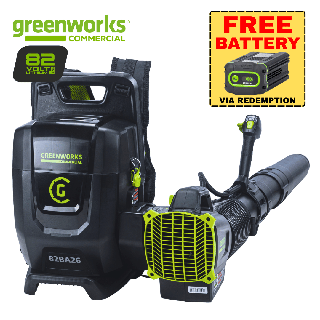 Greenworks 82V Dual Port Backpack Leaf Blower - Skin Only