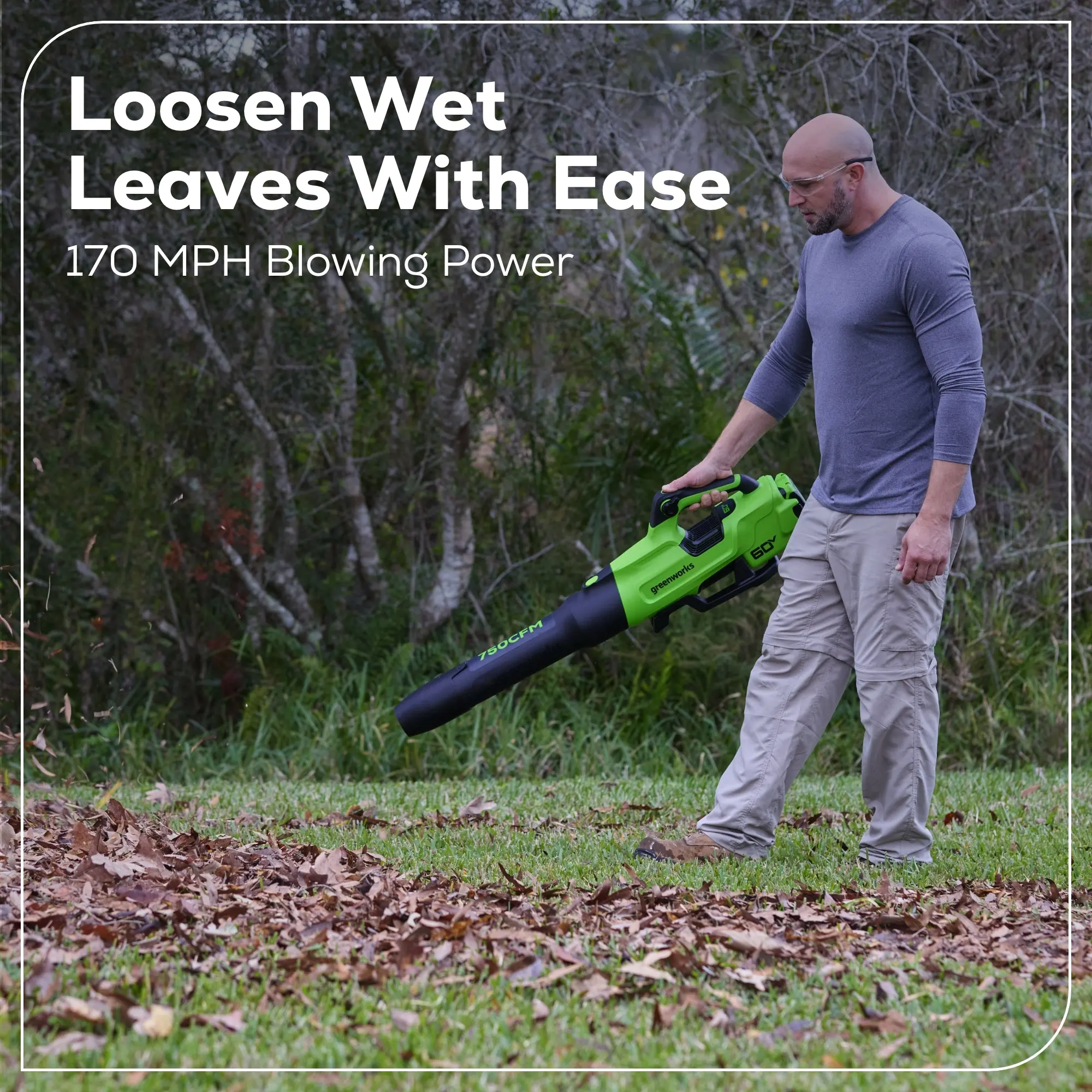 Greenworks 60V Pro Leaf Blower - 750 CFM