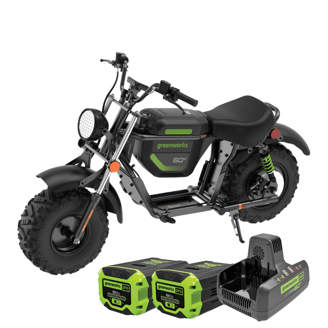 Greenworks 60V STEALTH Series Off-Road Mini Bike