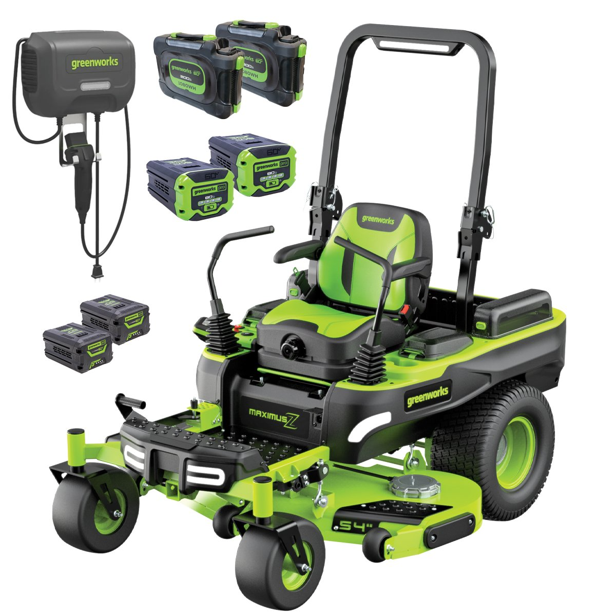 Greenworks 60V MaximusZ 54” Zero Turn Mower Kit