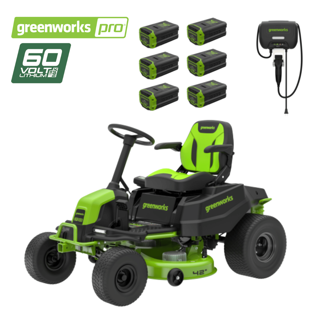 Greenworks 60V Pro 42" Ride-On Lawn Mower Kit - CRT426 Gen 1.5