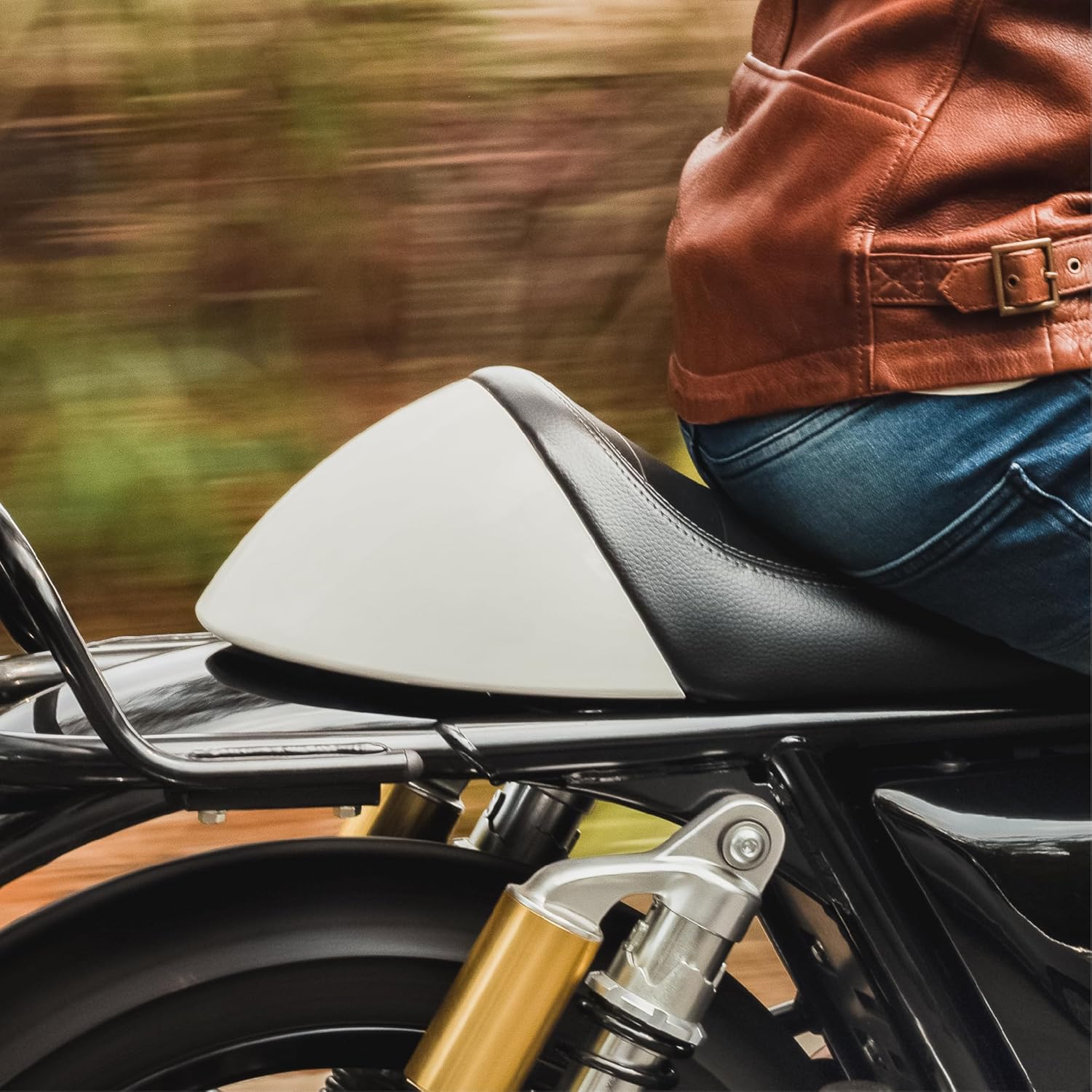 Royal Enfield Single Motorcycle Seat Cowl - Ice Queen 650 Twins