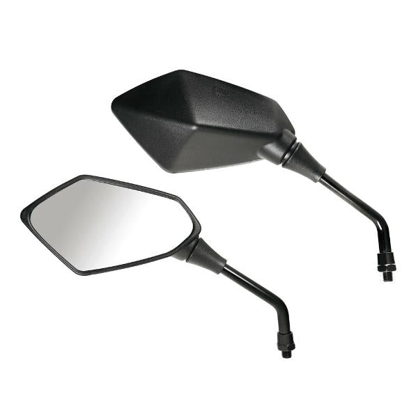 LAMPA KABA Mirror 10mm Right Hand Thread Pair Black