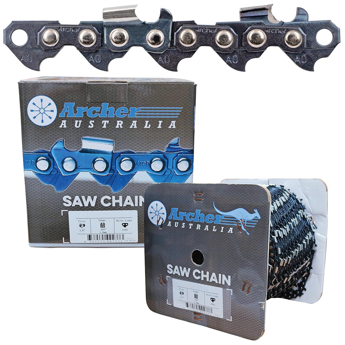 Archer Chain Reel - 3/8", .050", 100ft, Semi Chisel