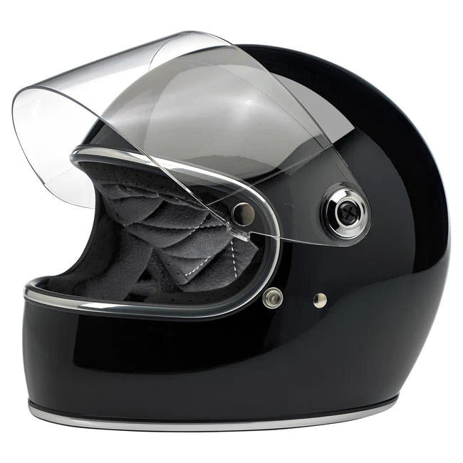 Biltwell Gringo S ECE Motorcycle Helmet - Black - Small