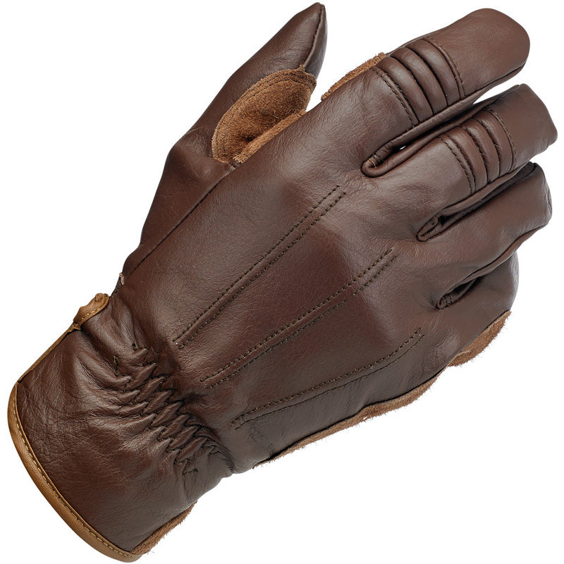 Biltwell Work Motorcycle Gloves - Chocolate - Medium
