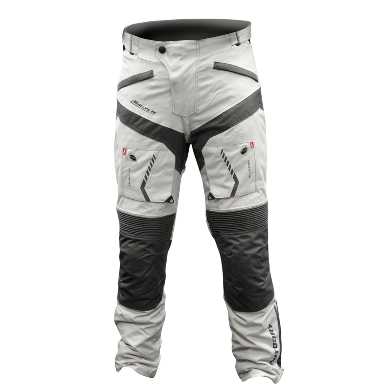 Motodry Men's Rallye 2 Motorcycle Pants - Grey/Black - 4X-Large