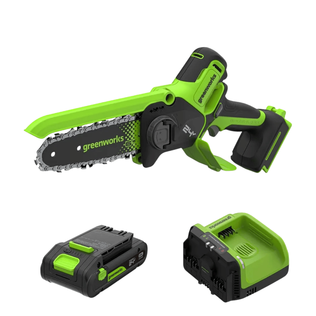 Greenworks 24V 6" Pruning Saw Kit