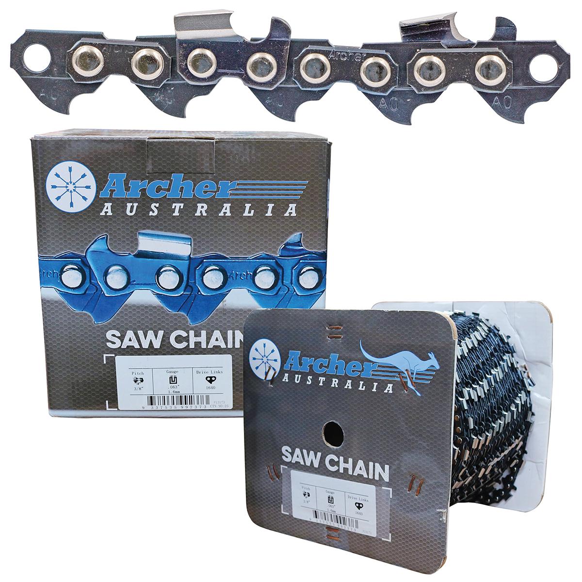 Archer Chain Reel - 3/8", .050", 100ft, Full Chisel